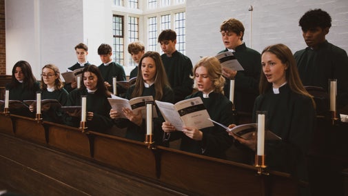 Scholars of the University of Exeter Chapel Choir